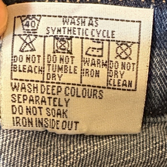 Run & Fly- Made in England- Blue Women's Wide Leg Jeans Size 36/18 - Picture 10 of 15